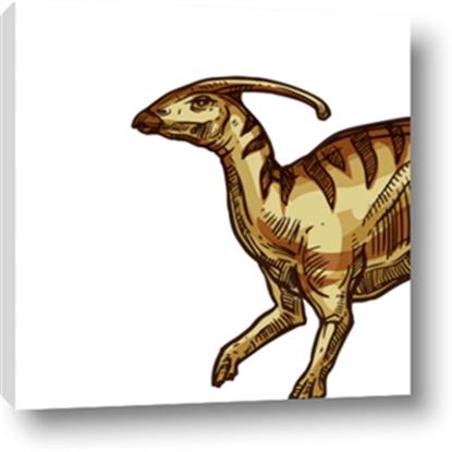 Picture of Yellow Parasaurolophus