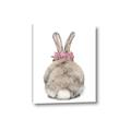 Picture of Behind Bunny with Flowers _GroupedProduct_Rectangle_Portrait_Canvas_