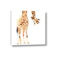 Picture of Bending over Giraffe _GroupedProduct_Square_Canvas_