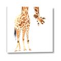 Picture of Bending over Giraffe _GroupedProduct_Square_Canvas_