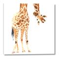 Picture of Bending over Giraffe _GroupedProduct_Square_Canvas_