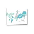 Picture of Hot Air Balloon Map  _GroupedProduct_Rectangle_Landscape_Canvas_