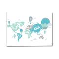 Picture of Hot Air Balloon Map  _GroupedProduct_Rectangle_Landscape_Canvas_