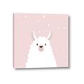 Picture of Pinky Llama  _GroupedProduct_Square_Mini_ _GroupedProduct_Square_Canvas_