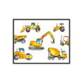 Picture of Construction Team  _GroupedProduct_Rectangle_Landscape_Canvas_Framed_