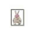 Picture of Behind Bunny with Flowers _GroupedProduct_Rectangle_Portrait_Canvas_Framed_