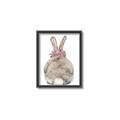 Picture of Behind Bunny with Flowers _GroupedProduct_Rectangle_Portrait_Canvas_Framed_