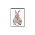 Picture of Behind Bunny with Flowers _GroupedProduct_Rectangle_Portrait_Canvas_Framed_