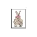 Picture of Behind Bunny with Flowers _GroupedProduct_Rectangle_Portrait_Canvas_Framed_