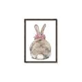 Picture of Behind Bunny with Flowers _GroupedProduct_Rectangle_Portrait_Canvas_Framed_