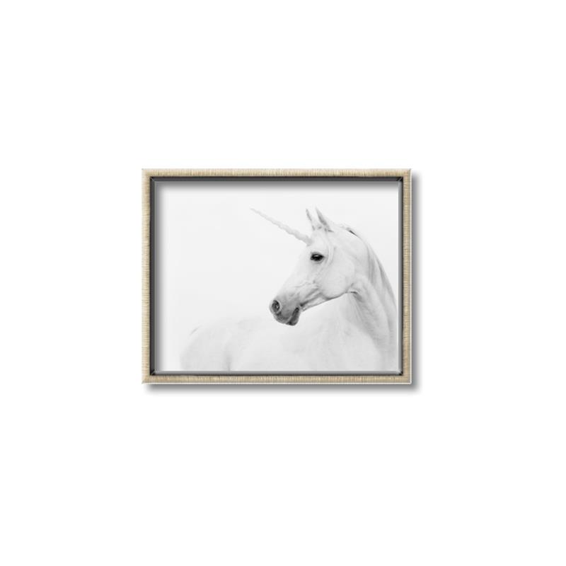Picture of Sophisticated Unicorn neutral _GroupedProduct_Rectangle_Landscape_Canvas_Framed_
