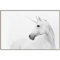 Picture of Sophisticated Unicorn neutral _GroupedProduct_Rectangle_Landscape_Canvas_Framed_