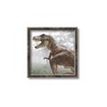Picture of Trex in the Woods _GroupedProduct_Square_Canvas_Framed_