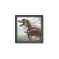Picture of Trex in the Woods _GroupedProduct_Square_Canvas_Framed_