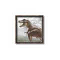 Picture of Trex in the Woods _GroupedProduct_Square_Canvas_Framed_