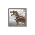 Picture of Trex in the Woods _GroupedProduct_Square_Canvas_Framed_