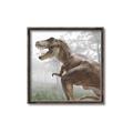 Picture of Trex in the Woods _GroupedProduct_Square_Canvas_Framed_