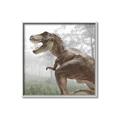 Picture of Trex in the Woods _GroupedProduct_Square_Canvas_Framed_
