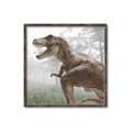 Picture of Trex in the Woods _GroupedProduct_Square_Canvas_Framed_