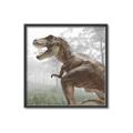 Picture of Trex in the Woods _GroupedProduct_Square_Canvas_Framed_
