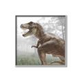 Picture of Trex in the Woods _GroupedProduct_Square_Canvas_Framed_