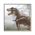 Picture of Trex in the Woods _GroupedProduct_Square_Canvas_Framed_