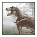 Picture of Trex in the Woods _GroupedProduct_Square_Canvas_Framed_