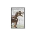 Picture of Forest Dino I  _GroupedProduct_Rectangle_Portrait_Canvas_Framed_