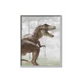 Picture of Forest Dino I  _GroupedProduct_Rectangle_Portrait_Canvas_Framed_