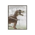 Picture of Forest Dino I  _GroupedProduct_Rectangle_Portrait_Canvas_Framed_