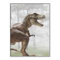 Picture of Forest Dino I  _GroupedProduct_Rectangle_Portrait_Canvas_Framed_