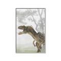 Picture of Forest Dino II _GroupedProduct_Rectangle_Portrait_Canvas_Framed_