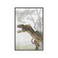 Picture of Forest Dino II _GroupedProduct_Rectangle_Portrait_Canvas_Framed_