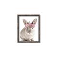 Picture of Floral In Front Bunny _GroupedProduct_Rectangle_Portrait_Canvas_Framed_