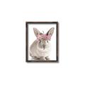 Picture of Floral In Front Bunny _GroupedProduct_Rectangle_Portrait_Canvas_Framed_