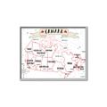 Picture of Canada Map  _GroupedProduct_Rectangle_Landscape_Canvas_Framed_