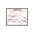 Picture of Canada Map  _GroupedProduct_Rectangle_Landscape_Canvas_Framed_