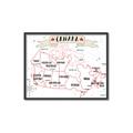 Picture of Canada Map  _GroupedProduct_Rectangle_Landscape_Canvas_Framed_