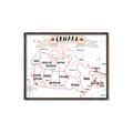 Picture of Canada Map  _GroupedProduct_Rectangle_Landscape_Canvas_Framed_