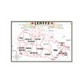 Picture of Canada Map  _GroupedProduct_Rectangle_Landscape_Canvas_Framed_