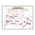 Picture of Canada Map  _GroupedProduct_Rectangle_Landscape_Canvas_Framed_