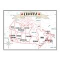 Picture of Canada Map  _GroupedProduct_Rectangle_Landscape_Canvas_Framed_