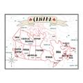 Picture of Canada Map  _GroupedProduct_Rectangle_Landscape_Canvas_Framed_