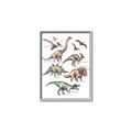 Picture of World of Dinos  _GroupedProduct_Rectangle_Portrait_Canvas_Framed_