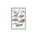 Picture of World of Dinos  _GroupedProduct_Rectangle_Portrait_Canvas_Framed_