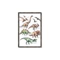 Picture of World of Dinos  _GroupedProduct_Rectangle_Portrait_Canvas_Framed_