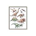 Picture of World of Dinos  _GroupedProduct_Rectangle_Portrait_Canvas_Framed_