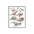 Picture of World of Dinos  _GroupedProduct_Rectangle_Portrait_Canvas_Framed_