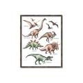 Picture of World of Dinos  _GroupedProduct_Rectangle_Portrait_Canvas_Framed_