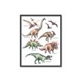 Picture of World of Dinos  _GroupedProduct_Rectangle_Portrait_Canvas_Framed_